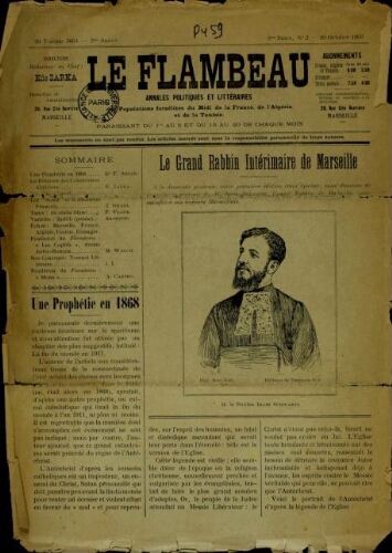 Le Flambeau [Marseille] Vol.2 N°2 (20 oct. 1903)